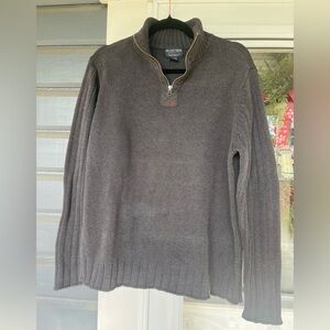 Polo Jeans Co Ralph Lauren Gray 1/4 zip pullover Sweater Cotton 90’s size XL